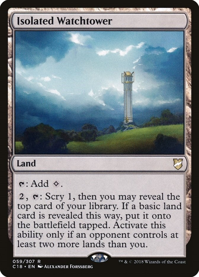 Isolated Watchtower (59) (Commander 2018)