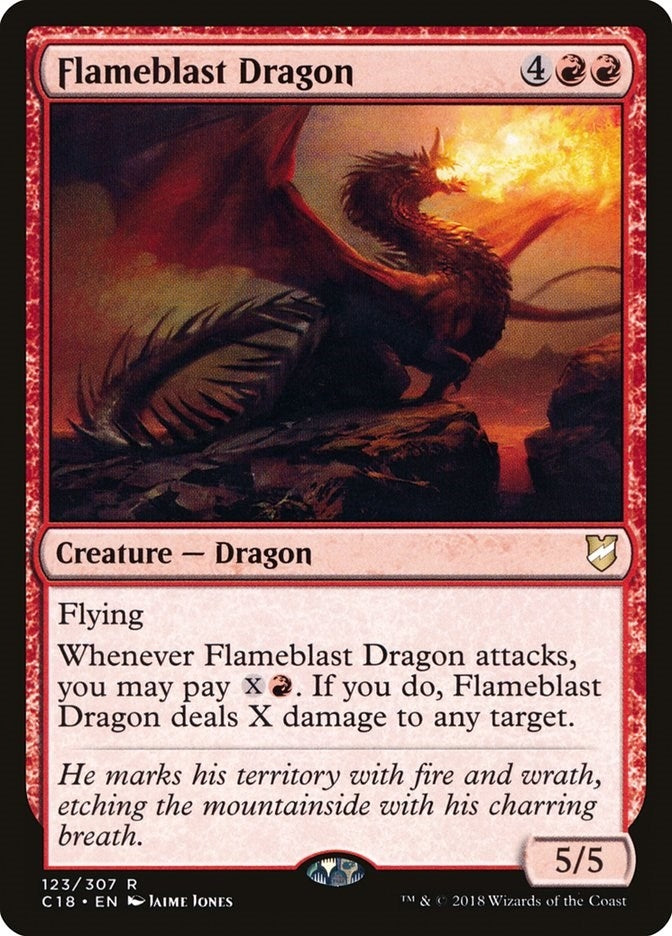 Flameblast Dragon (123) (Commander 2018)