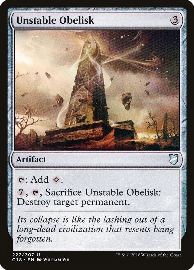 Unstable Obelisk (227) (Commander 2018)