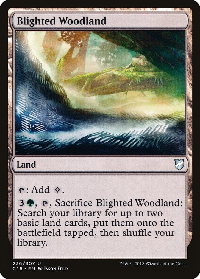 Blighted Woodland (236) (Commander 2018)