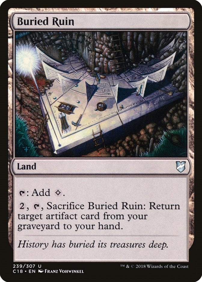 Buried Ruin (239) (Commander 2018)