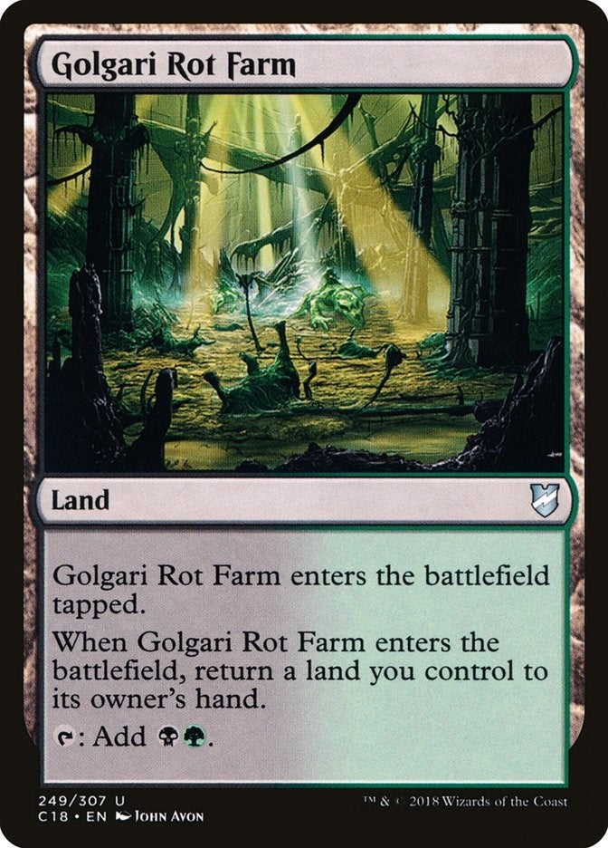 Golgari Rot Farm (249) (Commander 2018)