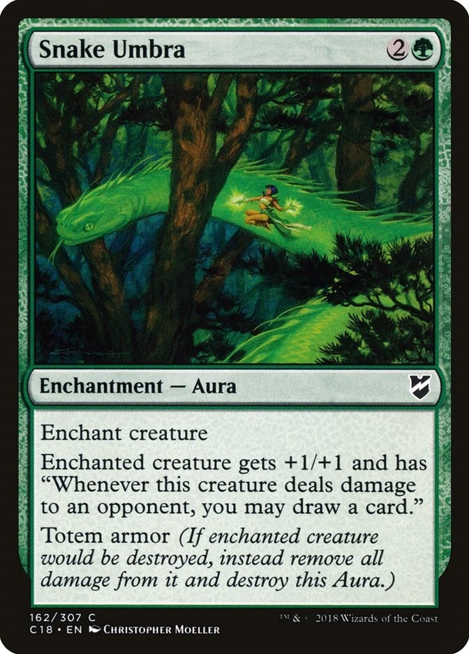 Snake Umbra (162) (Commander 2018)