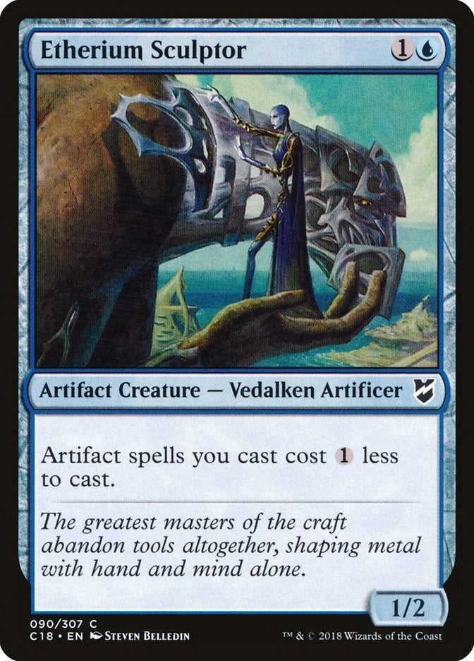 Etherium Sculptor (90) (Commander 2018)
