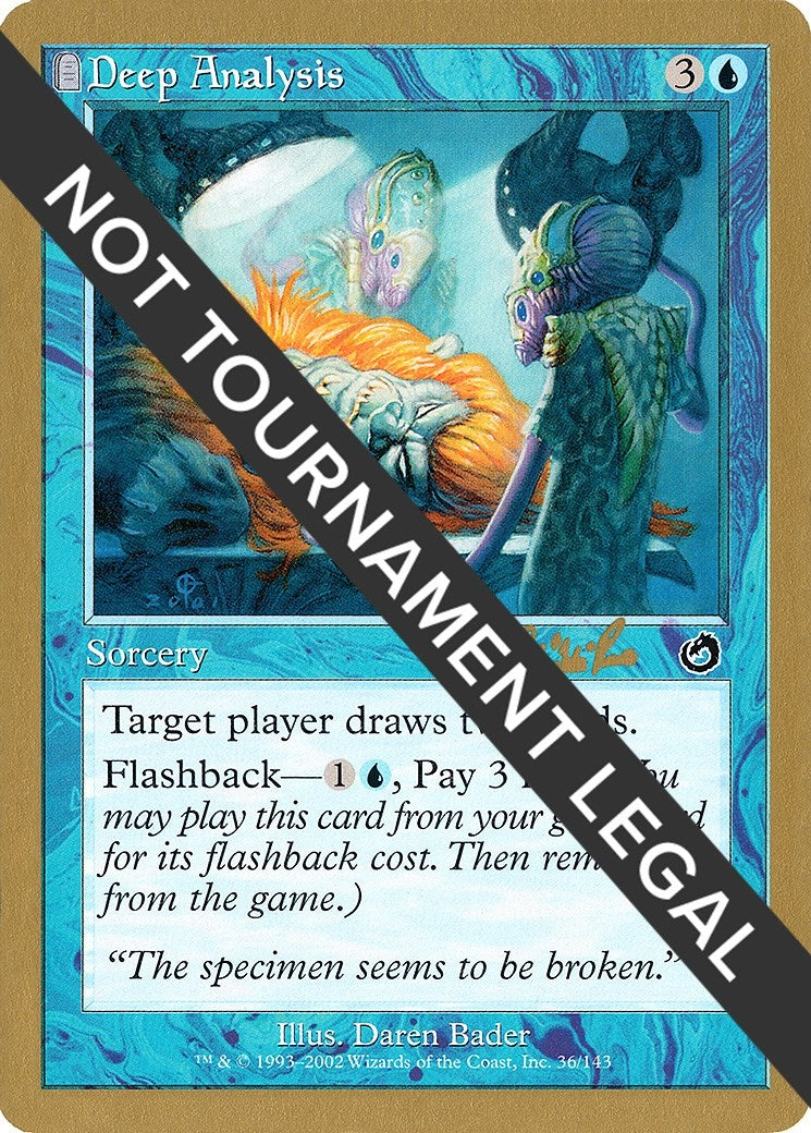 Deep Analysis - 2002 Carlos Romao (TOR) (World Championship Decks)