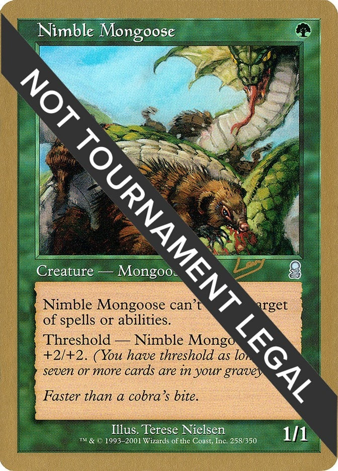Nimble Mongoose - 2002 Raphael Levy (ODY) (World Championship Decks)