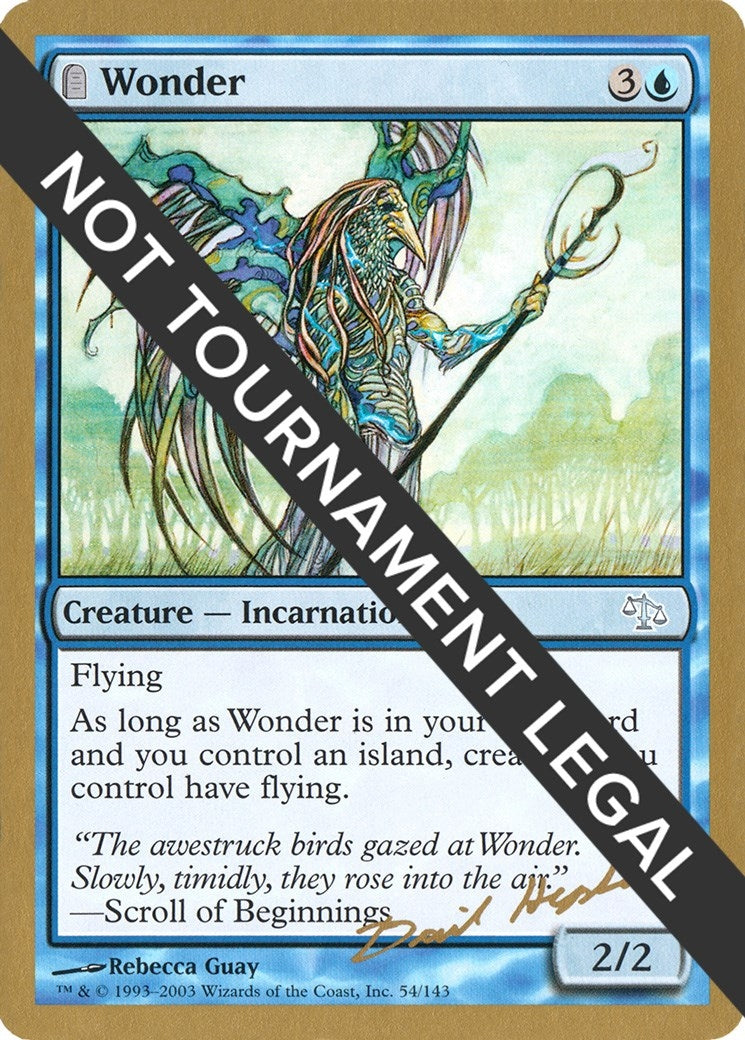 Image for Wonder - 2003 Dave Humpherys (JUD) - Magic: The Gathering