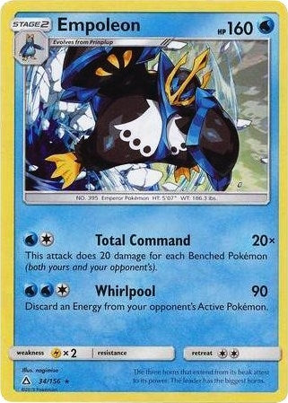 Image for Empoleon - 34/156 (Cracked Ice Holo) (034/156) (Deck Exclusives) - Pokemon