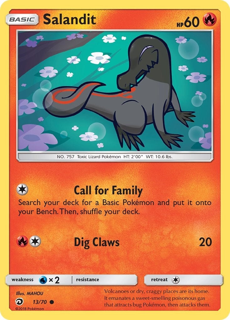 Image for Salandit (13/70) (Dragon Majesty) - Pokemon