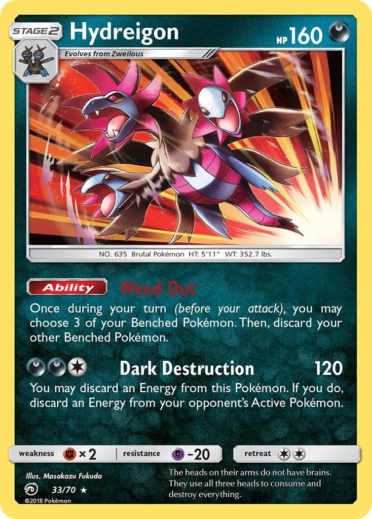 Image for Hydreigon (33/70) (Dragon Majesty) - Pokemon