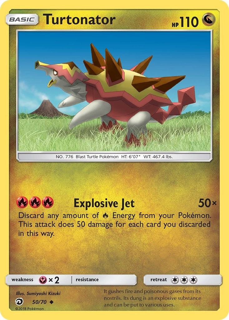 Image for Turtonator (50/70) (Dragon Majesty) - Pokemon