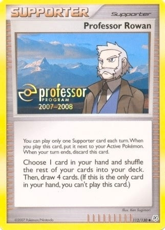 Image for Professor Rowan (2007) (112/130) (Professor Program Promos) - Pokemon