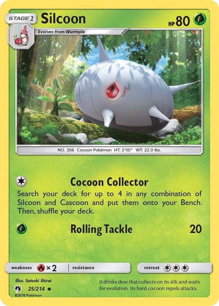 Image for Silcoon (25/214) (SM - Lost Thunder) - Pokemon