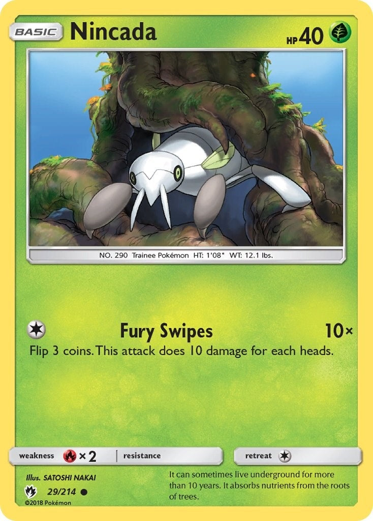 Image for Nincada (29/214) (SM - Lost Thunder) - Pokemon