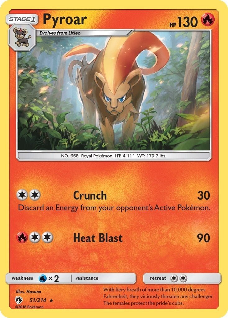 Image for Pyroar (51/214) (SM - Lost Thunder) - Pokemon