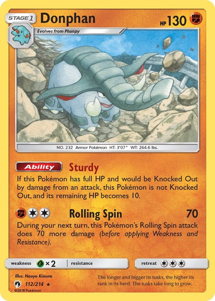 Image for Donphan (112/214) (SM - Lost Thunder) - Pokemon