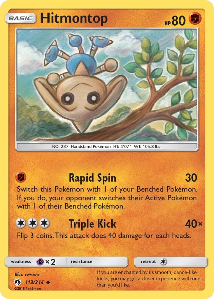 Image for Hitmontop (113/214) (SM - Lost Thunder) - Pokemon
