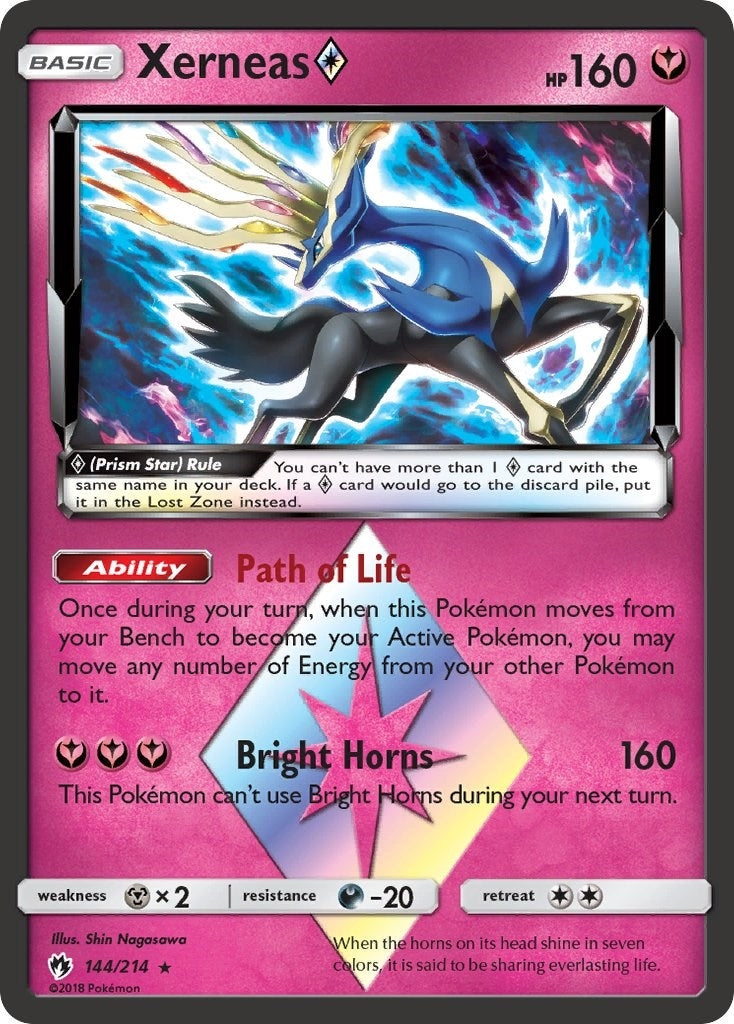 Image for Xerneas Prism Star (144/214) (SM - Lost Thunder) - Pokemon