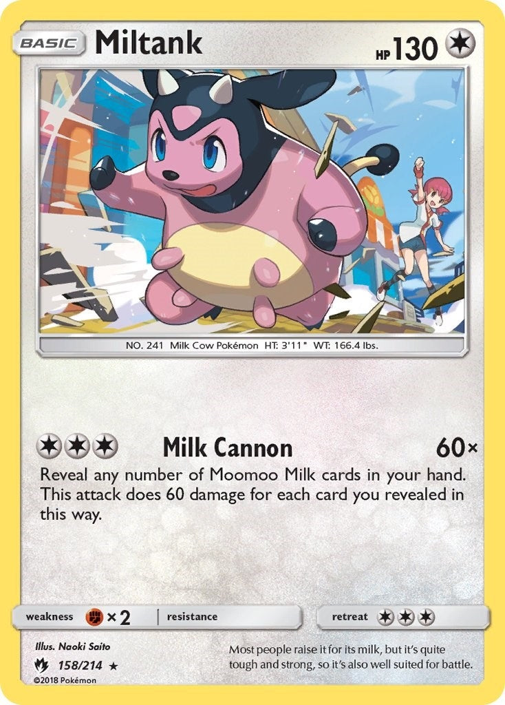 Image for Miltank (158/214) (SM - Lost Thunder) - Pokemon