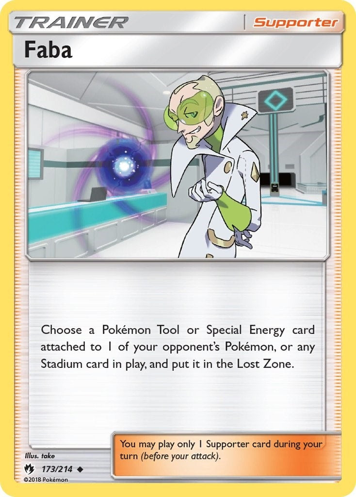 Image for Faba (173/214) (SM - Lost Thunder) - Pokemon