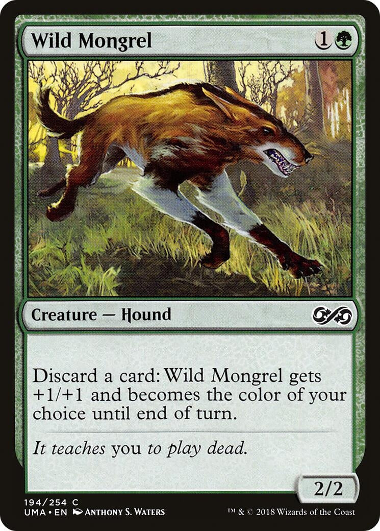 Image for Wild Mongrel (194) - Magic: The Gathering