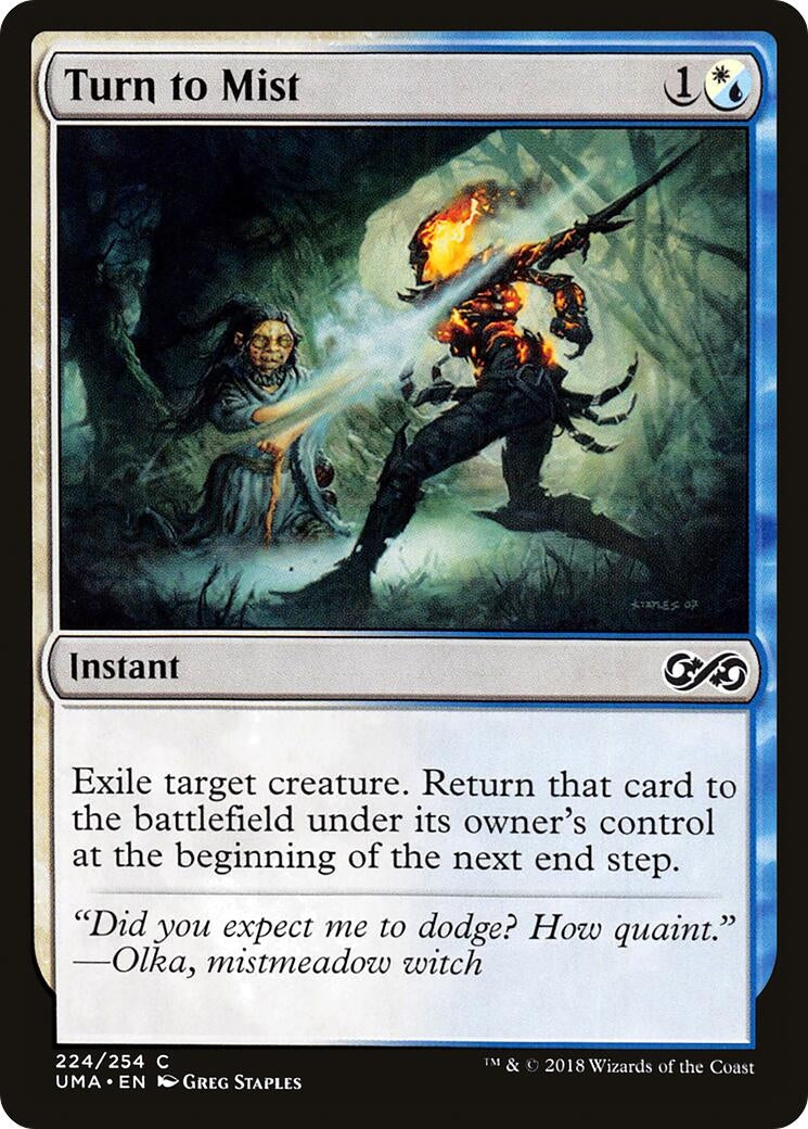 Image for Turn to Mist (224) - Magic: The Gathering