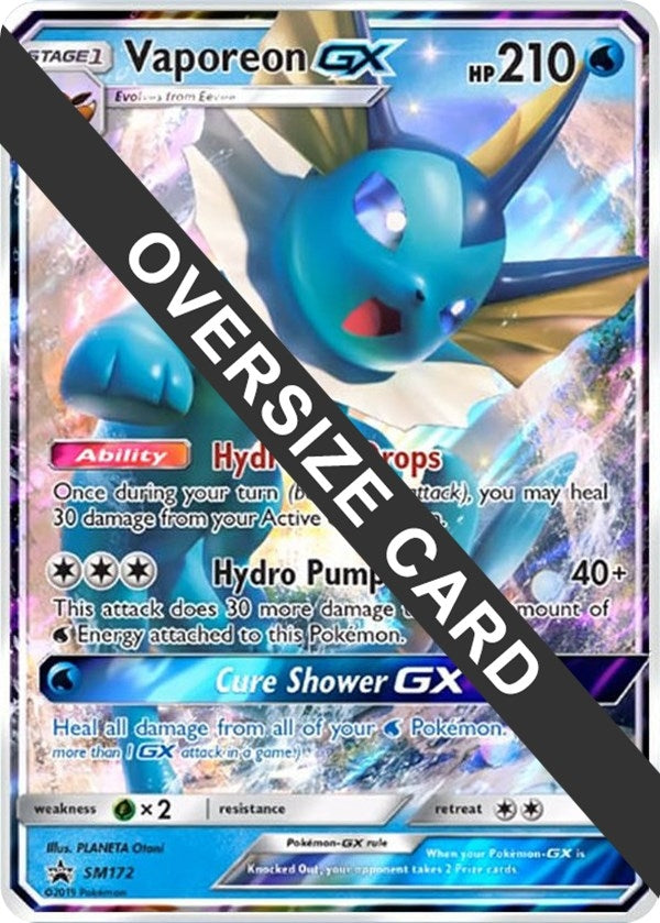Image for Vaporeon GX - SM172 (SM172) (Jumbo Cards) - Pokemon