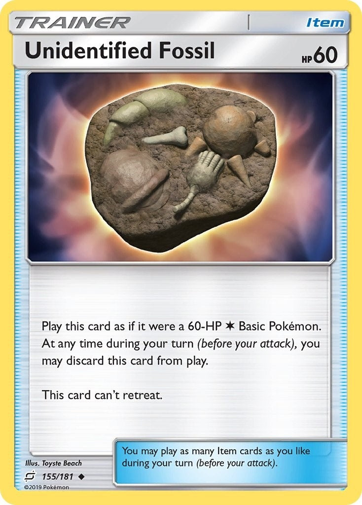 Image for Unidentified Fossil (155/181) (SM - Team Up) - Pokemon