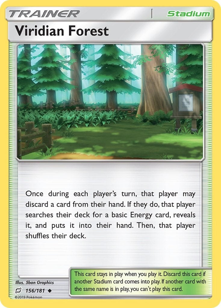 Image for Viridian Forest (156/181) (SM - Team Up) - Pokemon