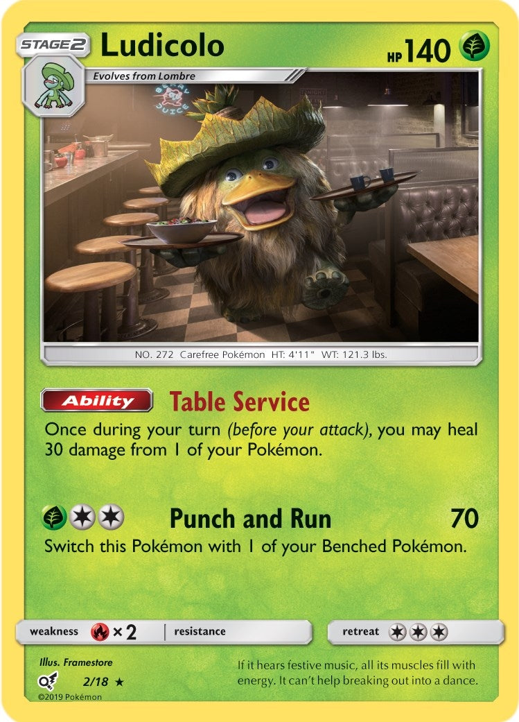 Image for Ludicolo (2/18) (Detective Pikachu) - Pokemon