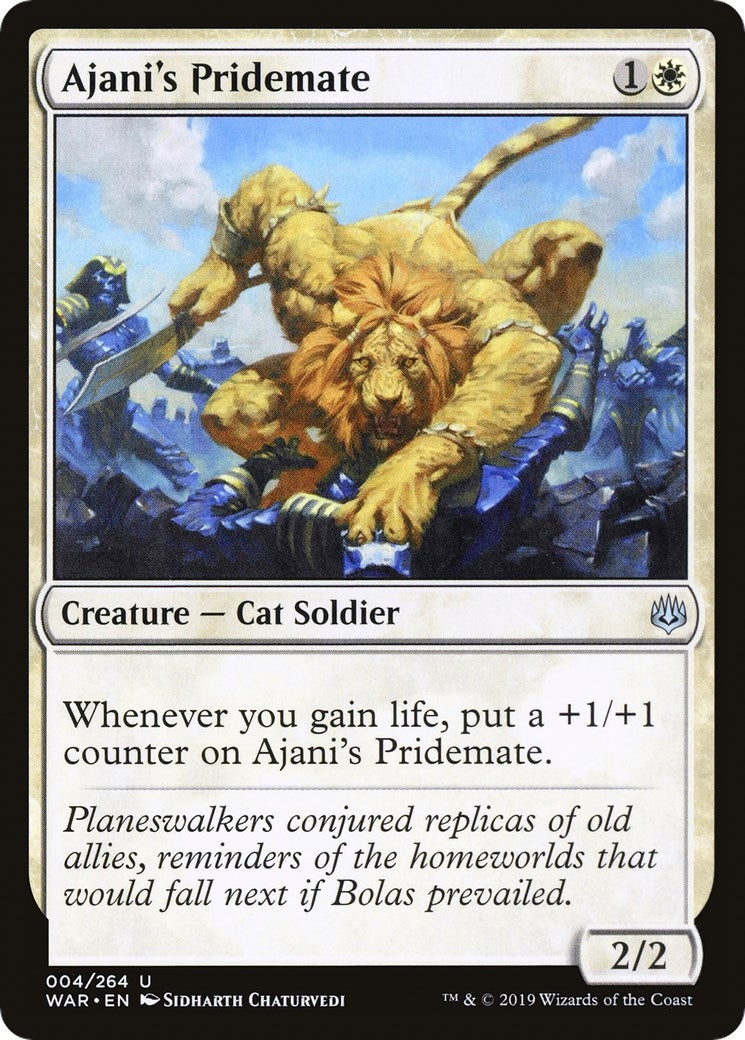 Ajani's Pridemate (4) (War of the Spark)