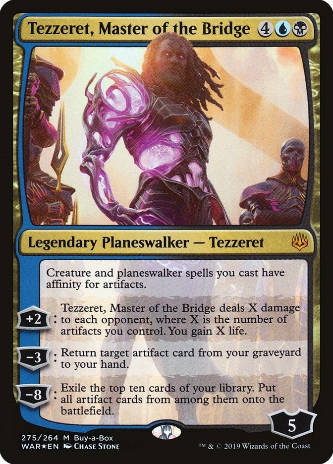 Tezzeret, Master of the Bridge (275) (Buy-A-Box Promos)