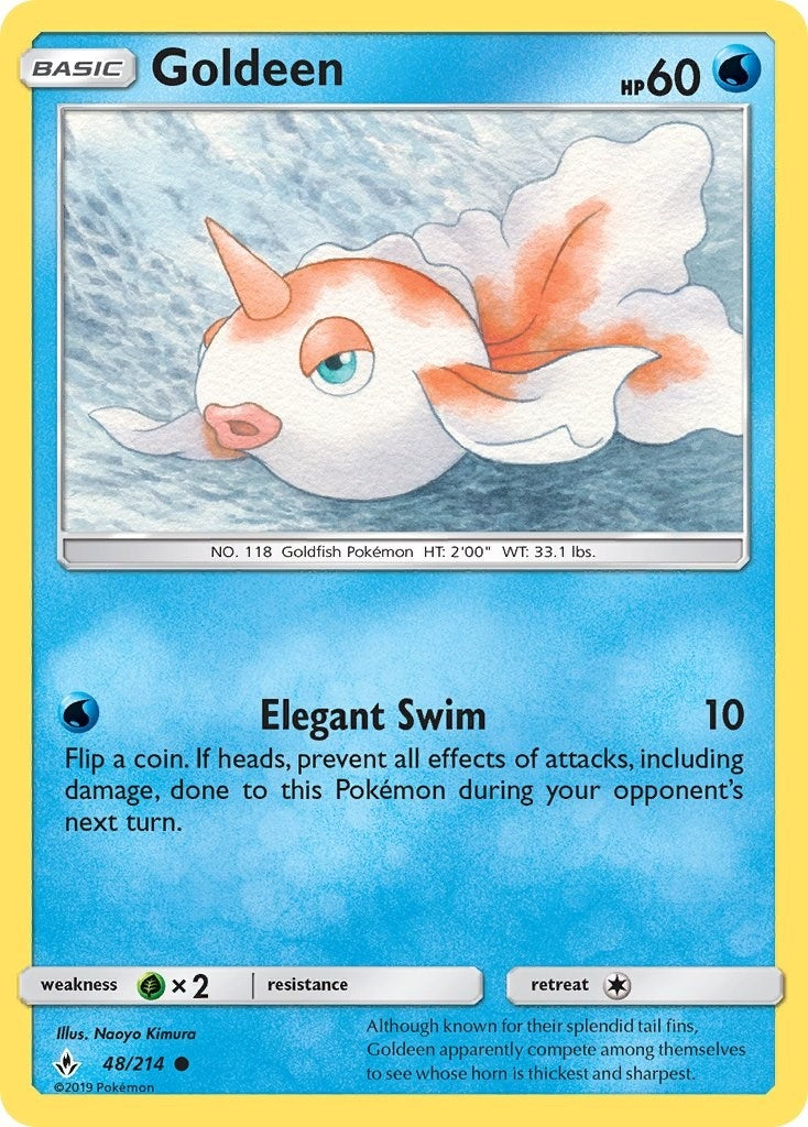 Image for Goldeen (48/214) (SM - Unbroken Bonds) - Pokemon