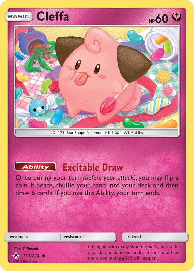 Image for Cleffa (131/214) (SM - Unbroken Bonds) - Pokemon