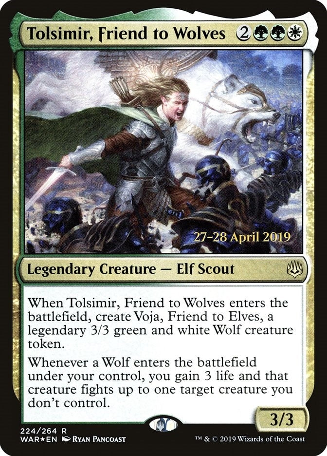 Image for Tolsimir, Friend to Wolves (224) - Magic: The Gathering