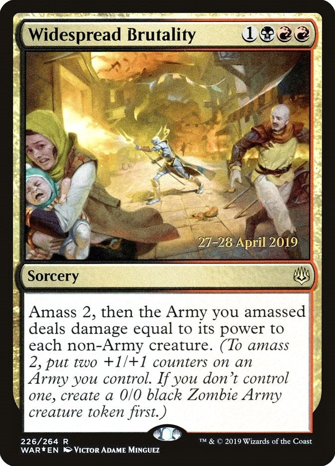 Image for Widespread Brutality (226) - Magic: The Gathering