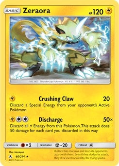 Image for Zeraora - 60/214 (SM Unbroken Bonds) (Cracked Ice Holo) (060/214) (Deck Exclusives) - Pokemon