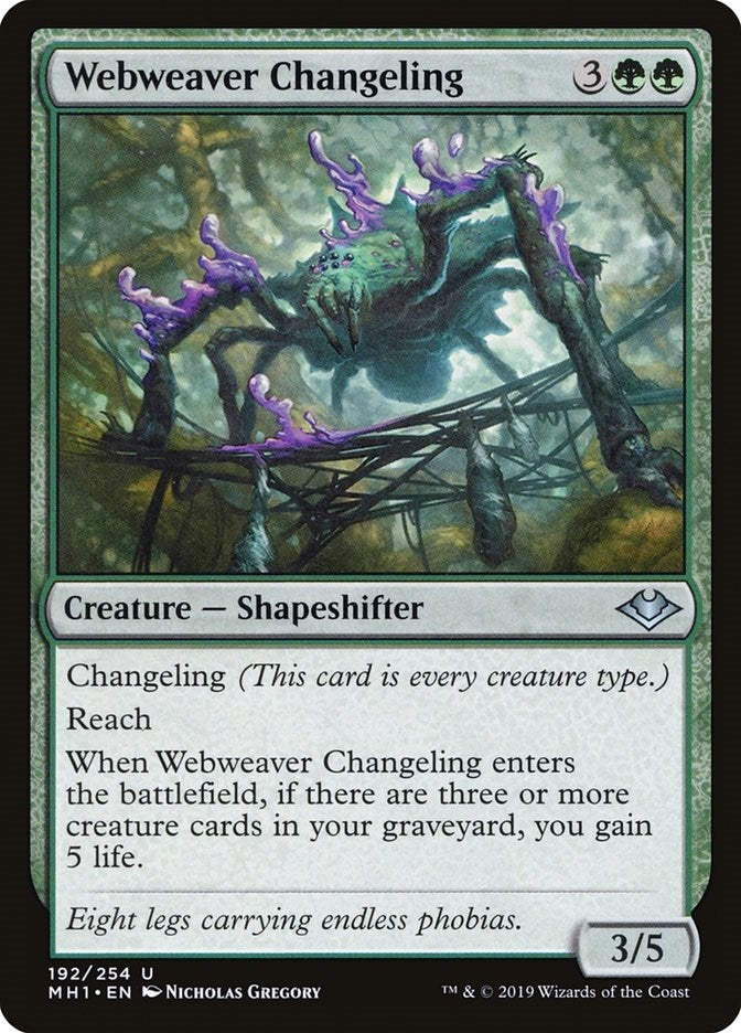 Image for Webweaver Changeling (192) - Magic: The Gathering