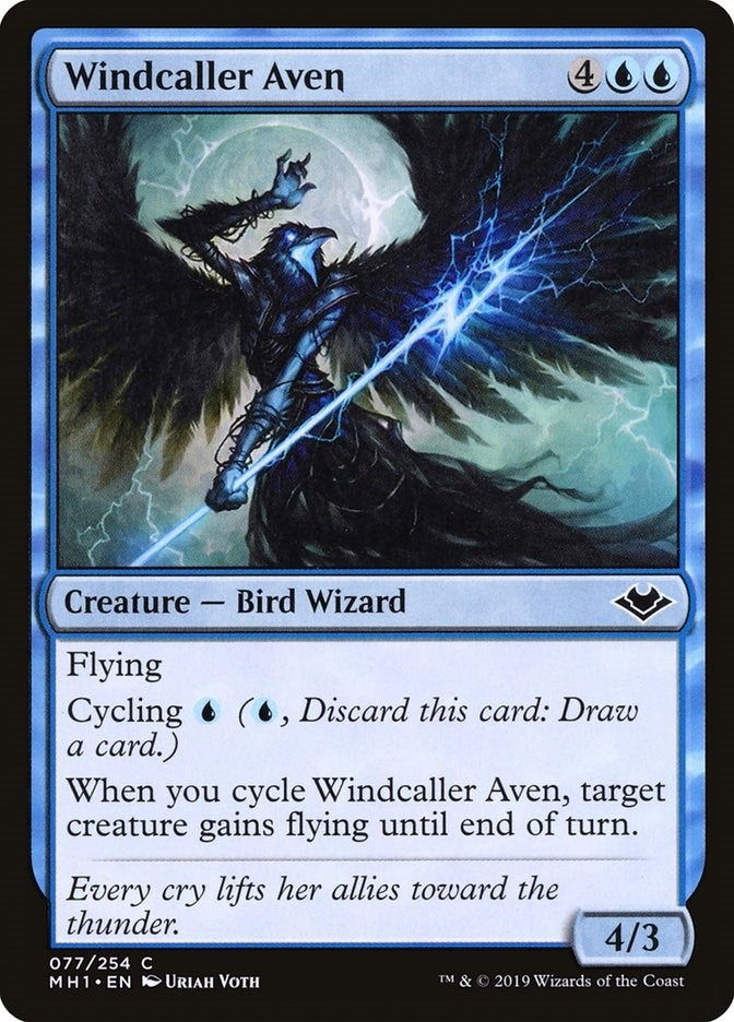 Image for Windcaller Aven (77) - Magic: The Gathering