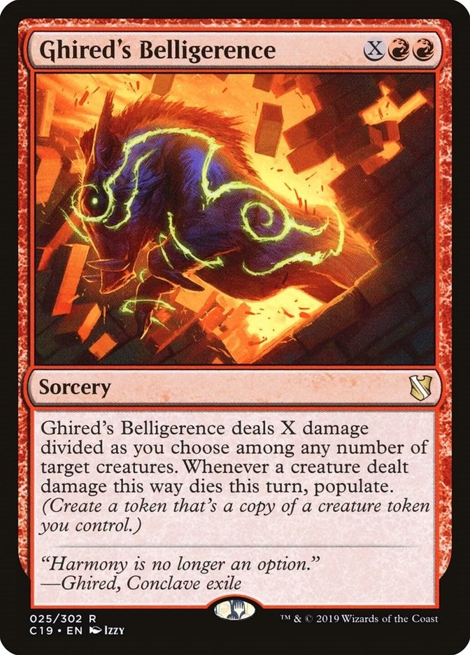 Ghired's Belligerence (25) (Commander 2019)