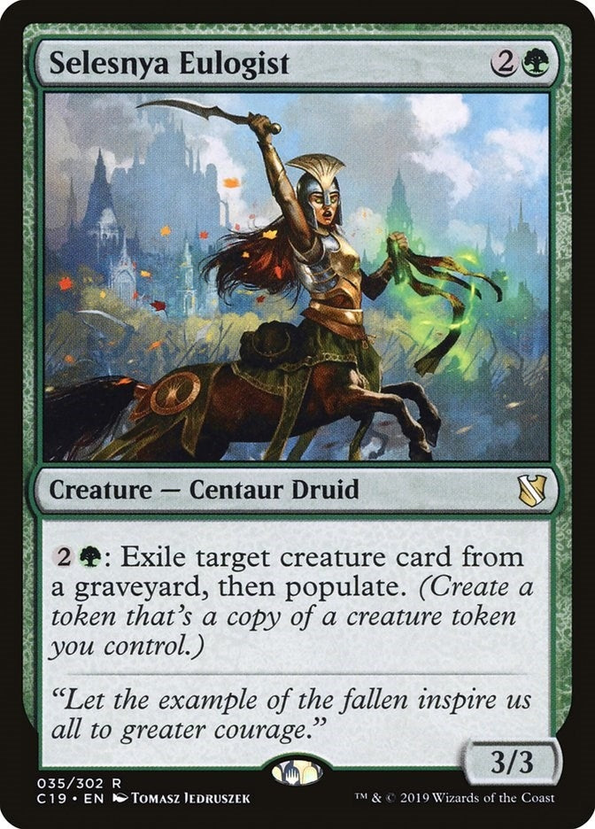 Image for Selesnya Eulogist (35) (Commander 2019) - Magic: The Gathering