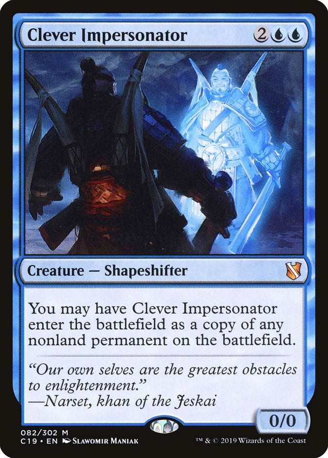 Clever Impersonator (82) (Commander 2019)