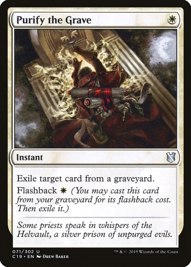 Purify the Grave (71) (Commander 2019)