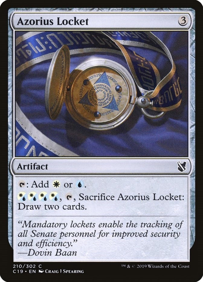 Azorius Locket (210) (Commander 2019)