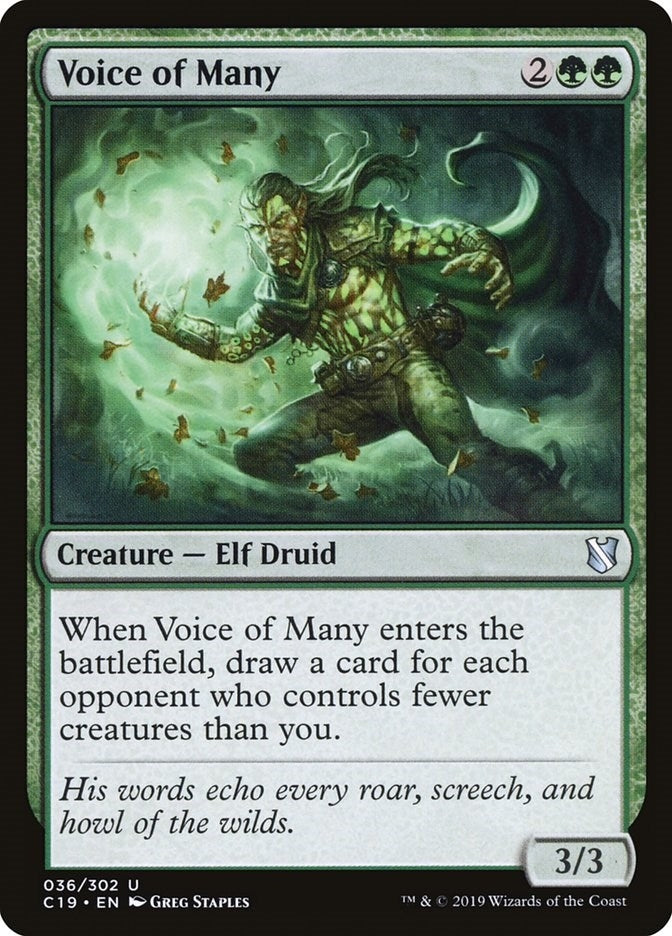 Voice of Many (36) (Commander 2019)