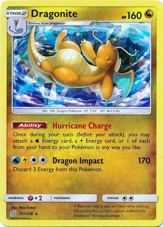 Image for Dragonite - 151/236 (Cracked Ice Holo) (151/236) (Deck Exclusives) - Pokemon