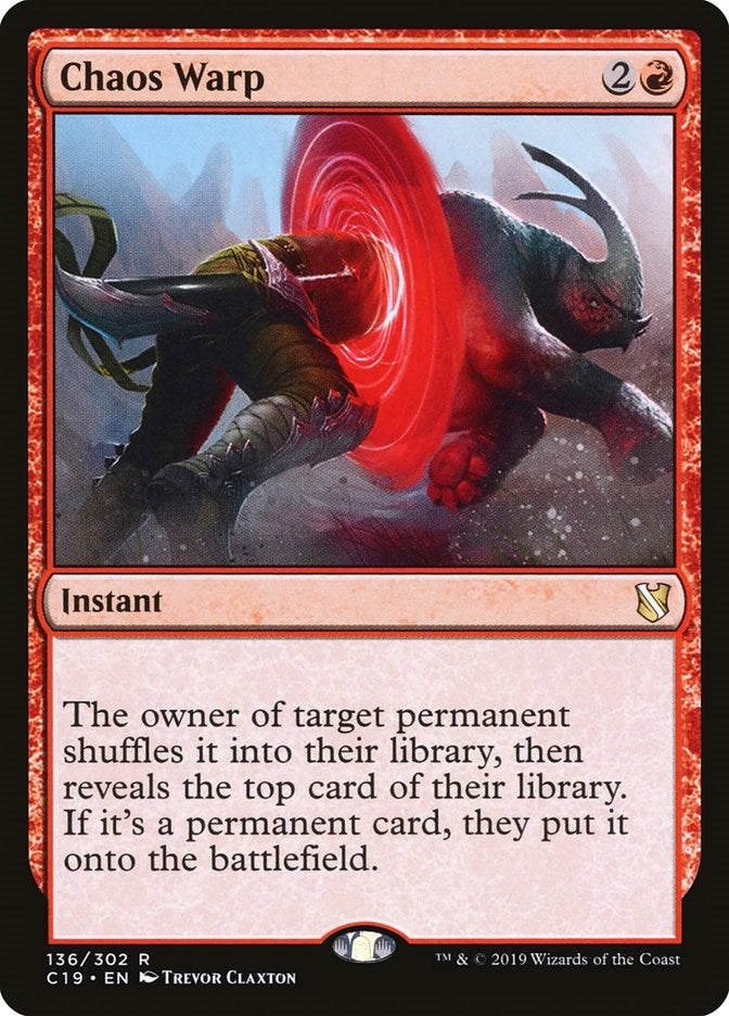 Chaos Warp (136) (Commander 2019)