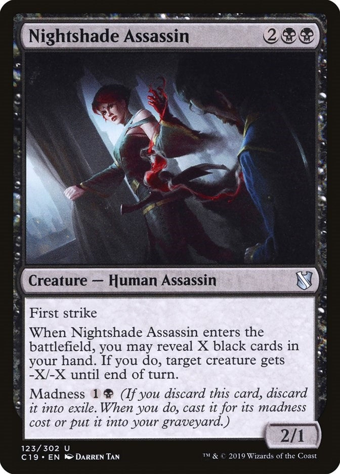 Nightshade Assassin (123) (Commander 2019)