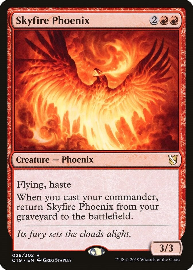 Image for Skyfire Phoenix (28) (Commander 2019) - Magic: The Gathering