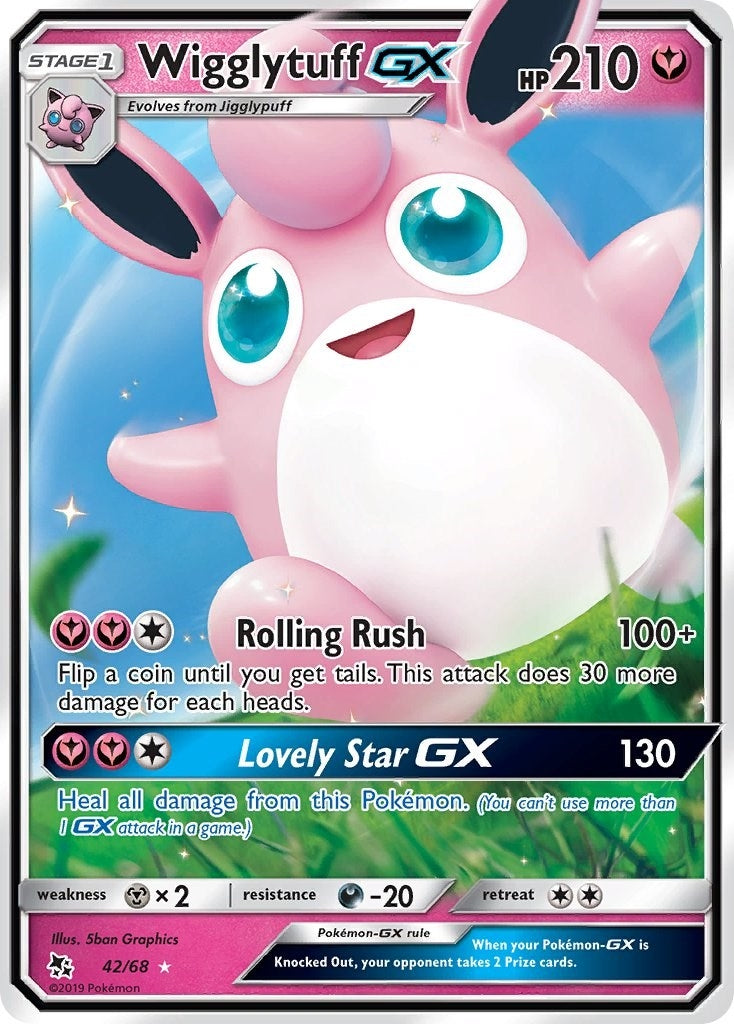 Image for Wigglytuff GX (42/68) (Hidden Fates) - Pokemon
